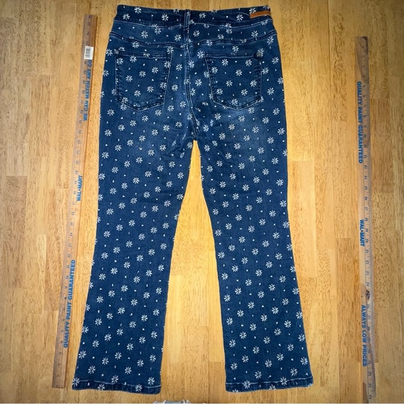 Anthropologie Pilcro embroidered Women's high rise cropped bootcut size 29 Jeans - Picture 4 of 14